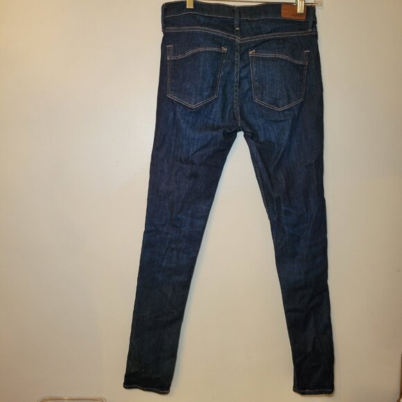 Express Jeans Ankle Legging Dark Blue Denim 6 NWT - Picture 3 of 11